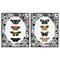 Stupell Industries Floral Butterflies Lineup 2pc Framed Giclee Set, design by Dan Meneely